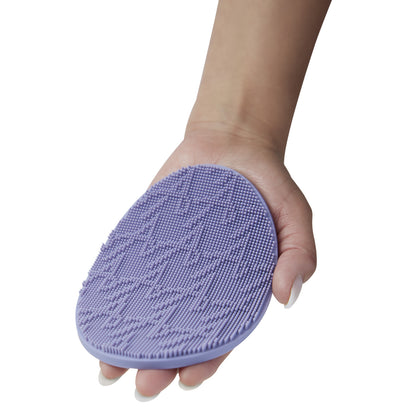 Oval Brush Cleaning Pad and Drying Towel Set